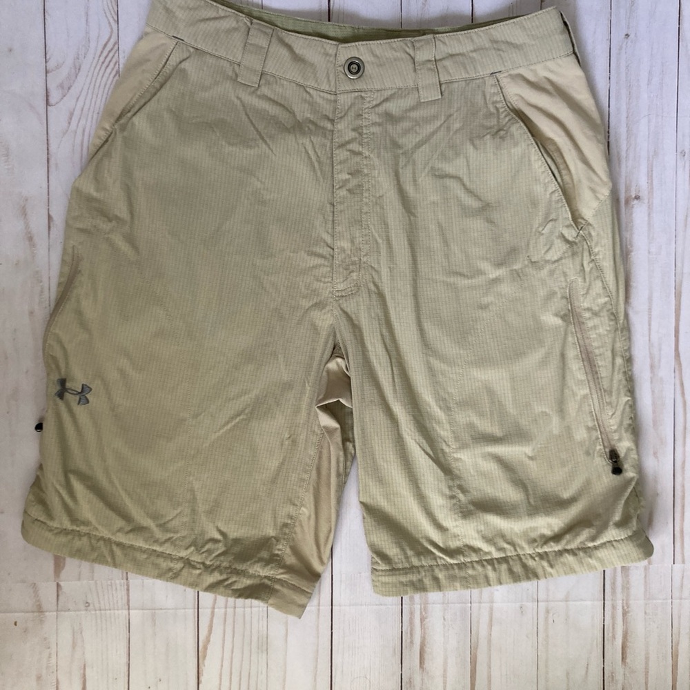 Under Armour Men's Tan Hiking Tactical Cargo Shorts